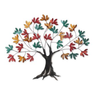 Asir Group LLC Accesorio Decorativo De Pared De Metal Accessory Multicolor