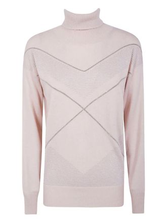 D.exterior D. EXTERIOR High Neck Intarsio Lux