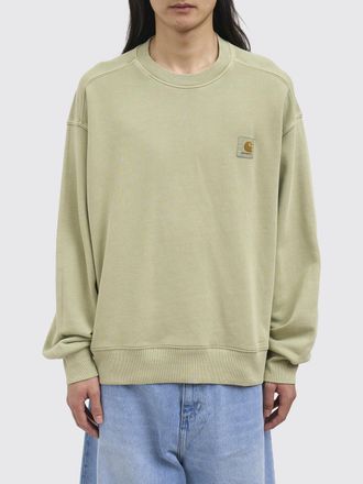 Carhartt Work in Progress Cotton Crewneck Sweatshirt with Logo