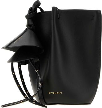 Givenchy Nano Calfskin Leather Bucket Bag - Black