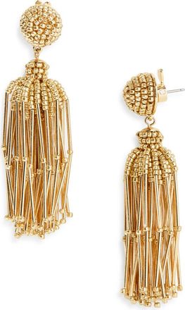 Carolina Herrera Tassel Earrings in Gold at Nordstrom