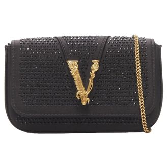 Versace Virtus Barocco crystal embellished clutch bag