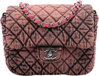 Chanel Borsa a tracolla Pre-owned in denim - - Pre-owned - Donna - Rosa - ONE SIZE