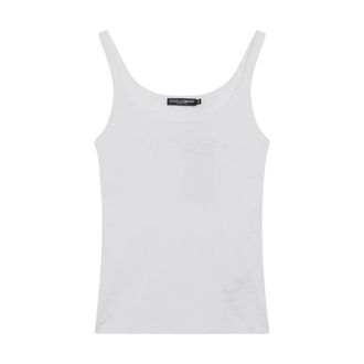 Dolce & Gabbana Mujer, Camisetas, Blanco, Talla: M