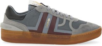 Lanvin Grey Lace Up Sneakers
