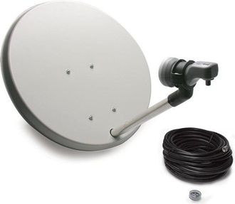 Metronic 528100 Antena De Sat&eacute;lite 10,7 - 12,75 Ghz Negro, Blanco