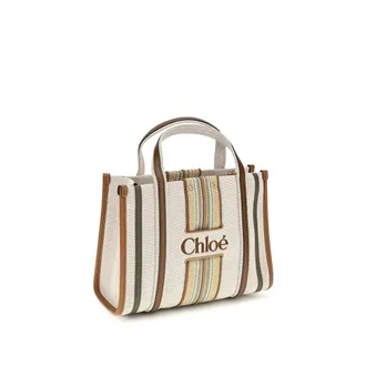 Chlo&eacute; Woody Loop Tote Bag - Beige
