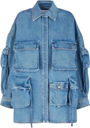 The Attico Mujer, Chaquetas, Azul, Talla: 3XS