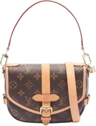Louis Vuitton Pre-owned Saumur BB Monogram Handbag - - Pre-owned - Donna - Marrone - ONE SIZE