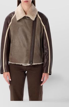 Emporio Armani iconic biker style leather jacket