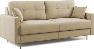 Divani.Store Megan Sof&aacute; Convertible En Microfibra Extra&iacute;ble 168 Cm (mat. 120x197) Beige