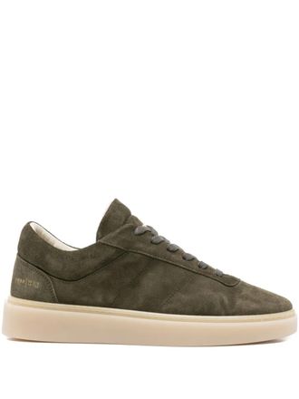 low brand suede lace-up sneakers - men - Fabric/Suede/Rubber - 41 - Green