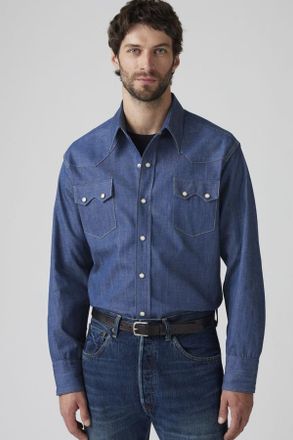 Levi's Camisa Shorthorn Sawtooth Levis Vintage Clothing - Hombre - 2XL - Azul / Lvc Shorthorn Rigid