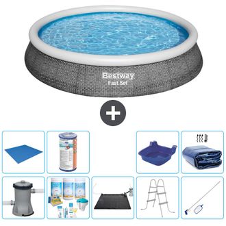 Bestway Piscina Bestway Fast Set Redonda - 396x84 Cm - 8-piezas S21457