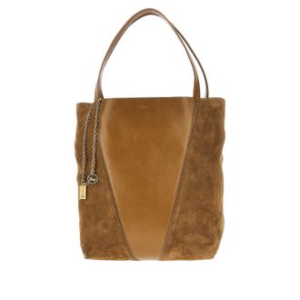 Chlo&eacute; Medium Chlo&eacute; Spin leather tote bag Woman One Size