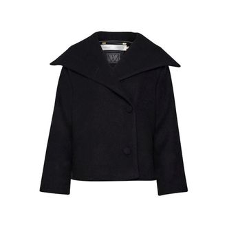 Inwear Single-Breasted Coats, female, Black, 2XL, PerryIW Short Coat