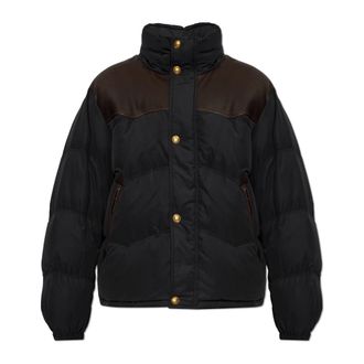 Versace Piumino con collo alto - - Jackets - Uomo - Nero - XL