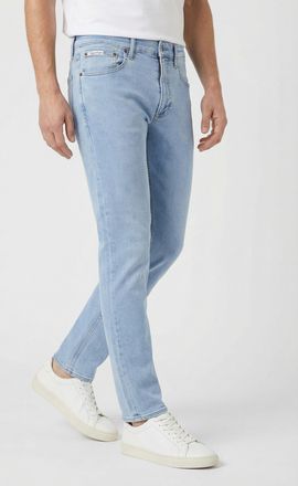 Calvin Klein Jeans Skinny-fit-Jeans CALVIN KLEIN JEANS SKINNY, Herren, Gr. 30, L&auml;nge 32, adam lt stone, Denim/Jeans, Obermaterial: 80% Baumwolle, 12% Polyester, 6% Elast
