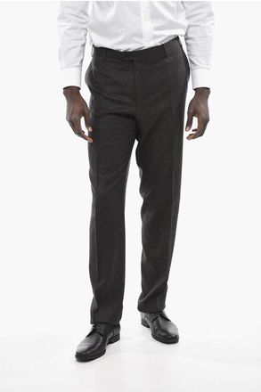 Corneliani Virgin Wool Blend ACADEMY Pants with Belt Loops size 60