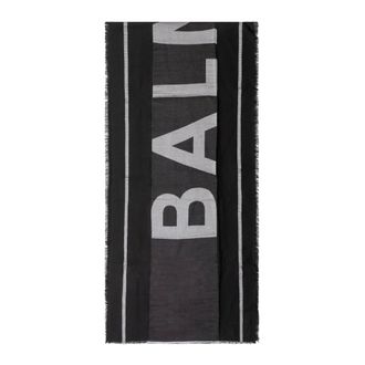 Balmain Sciarpa in lana Paris - - Accessories - unisex - Nero - ONE SIZE