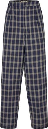 Lollys Laundry Broeken, Dames, Veelkleurig, XL, Katoen, Donkerblauwe Katoen Polyester Broek