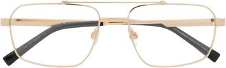 Dolce & Gabbana Eyewear square-frame glasses - men - Metal - 56 - Gold