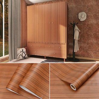 OEM Cinta Papel Autoadhesiva Aspecto Madera Muebles, Rollo Pvc, Adhesivo Decorativo Cocina, Adhesivos Decorativos Revestimiento Pintado, 40 Cm X 2 M