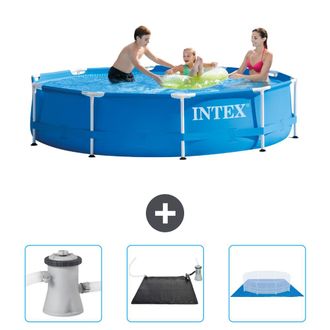 Intex Piscina Con Estructura Redonda - 305x76 Cm - 4-piezas Scb79