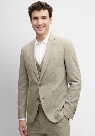 Cinque Anzugsakko CINQUE CIDATI, Herren, Gr. 102, braun, Web, Obermaterial: 59% Viskose, 40% Polyester, 1% Elasthan, gemustert, regular fit, Sakkos Anzugsakk