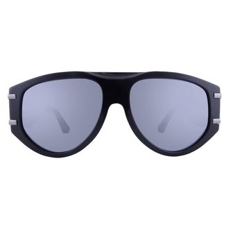 Dolce & Gabbana Dark Grey Mirror Pilot Ladies Sunglasses DG4499 501/6G 57