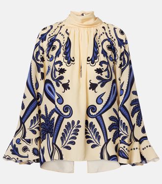 Johanna Ortiz Paisley silk blouse