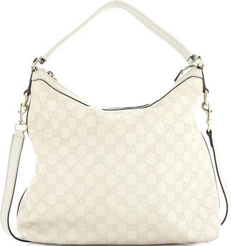 Gucci Linea A Guccissima Leather hobo bag - Beige
