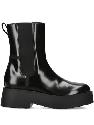 Premiata platform ascot boots - Black