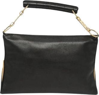 Chanel Pre-owned Leren Handtas - Dames - Vintage Handtas - Beige - ONE Size - Leer - Vintage