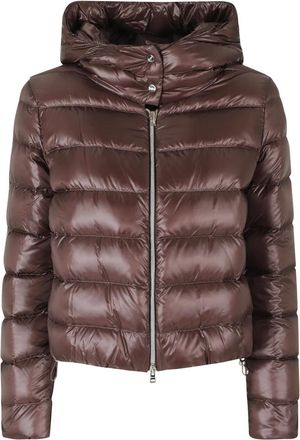 Herno Down Jacket - female - Herno - Winter Jackets - Brown - M - Jackets