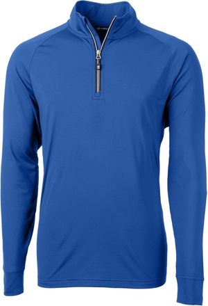 Cutter & Buck Adapt Eco Knit Stretch Recycled Mens Big and Tall Quarter Zip Pullover Jacket