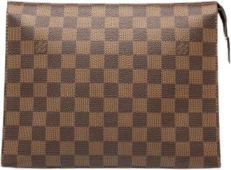 Louis Vuitton Pre-owned Clutches, female, Brown, Size: ONE SIZE Pre-owned Clutch