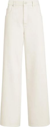 Brunello Cucinelli Jeans met monili lus detail - Beige