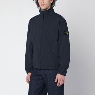 Stone Island Navy blue zip-up jacket