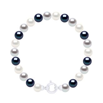 Ateliers Saint Germain Armband Rij van Echte GeCultiveerde Zoetwaterparels Rond 6-7 mm