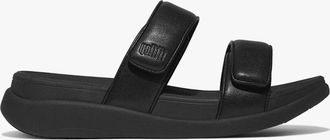 FitFlop Womens FitFlop F-MODE GO Womens Slides All Black - Size: 8