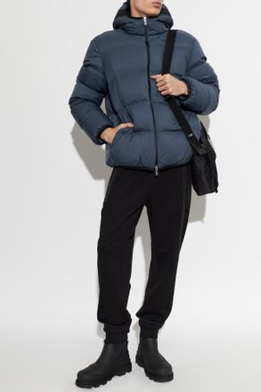 Moncler Quilted Jacket Poitevin, Mens, Navy Blue