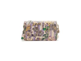 Brahmin Minuette Womens Handbags Pinstripe Petals, Leather