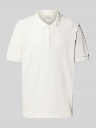 Casual Friday Casual Friday Relaxed Fit Poloshirt mit Strukturmuster Modell EDWARD in Offwhite, Gr&ouml;&szlig;e XXL