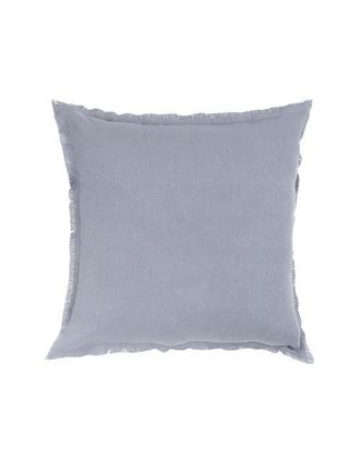 Anaya with Love Soft Fringe Linen Pillow Cover Only in Chambray Blue at Nordstrom, Size 14X20