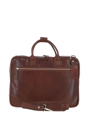 Ashwood Leather Mens Classic Laptop Bag - Chestnut - One Size