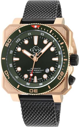 Gevril Group XO Submarine Automatic Green Dial Mens Watch 4543B
