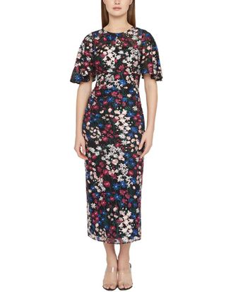 JS Collections Ursala Flutter Sleeve Gown