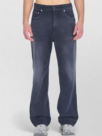 Balenciaga denim baggy trousers regular fit five pocket