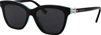 Tiffany & Co. 0TF4241D Cat-Eye Acetate Sunglasses - Black